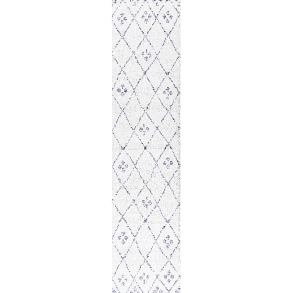 Ambrolauri Izil Moroccan Geometric Diamond Area Rug