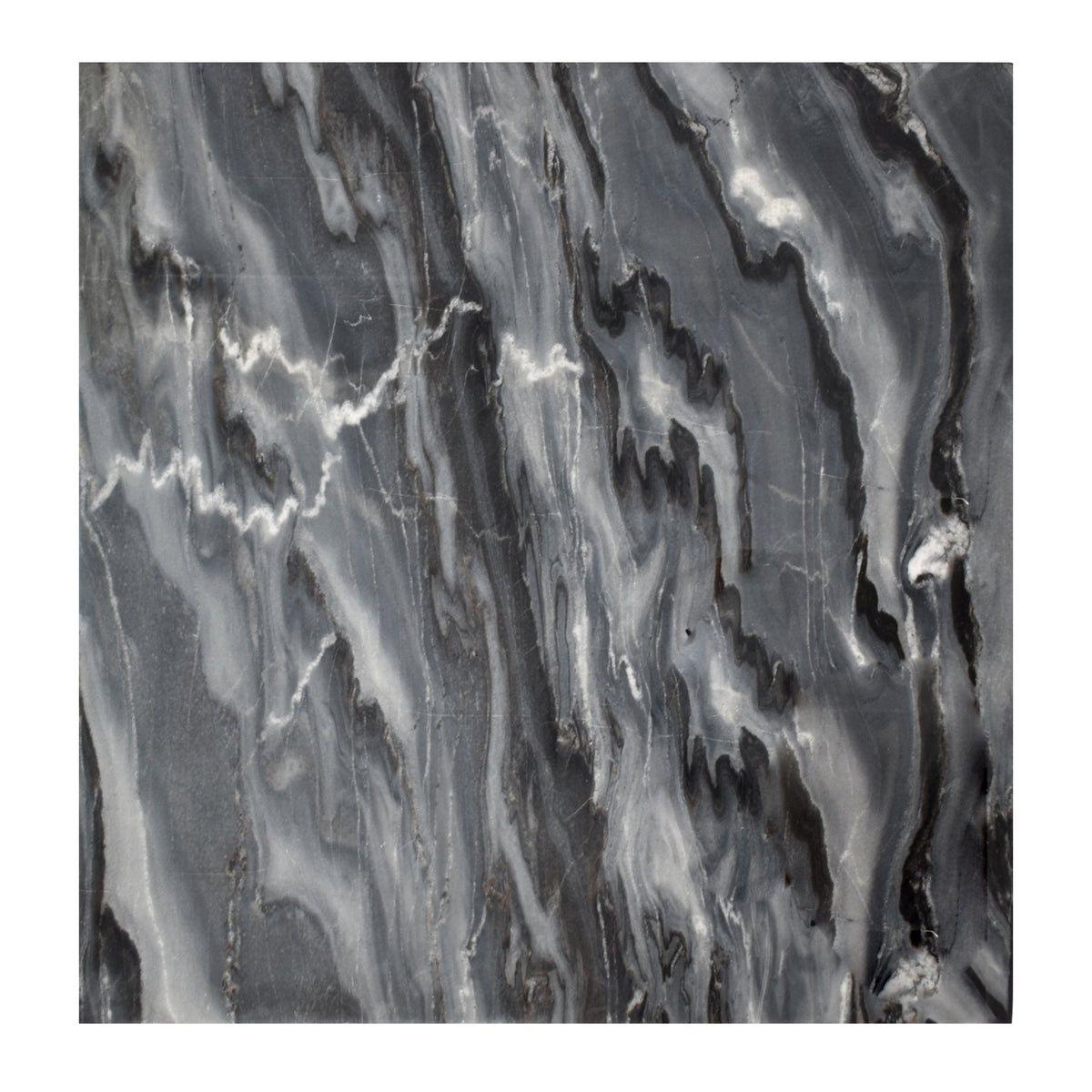 Erosia 15" Contemporary Natural Marble Handmade Cube End Table