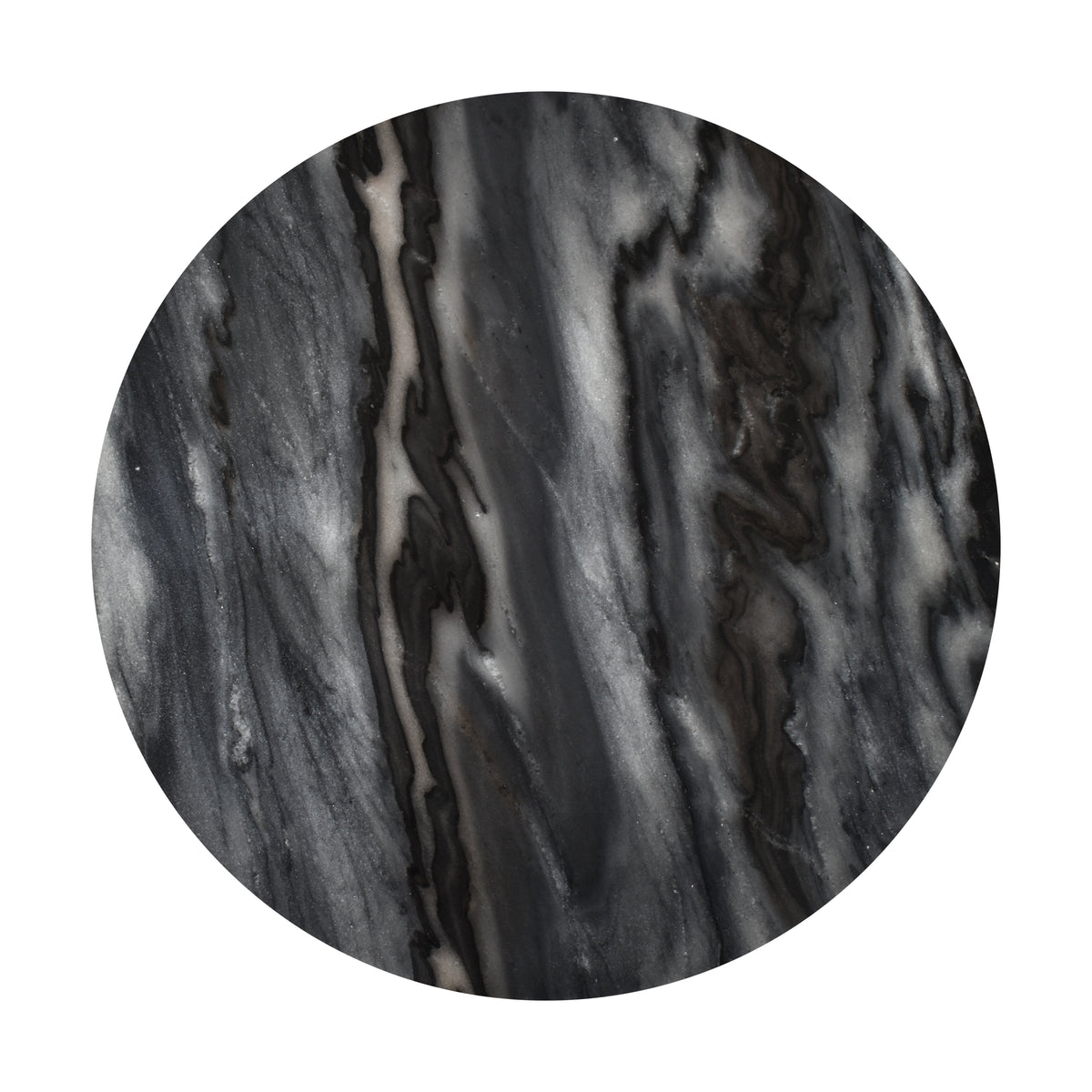 Lippa 17.75" Contemporary Natural Marble Handmade X-Shaped End Table