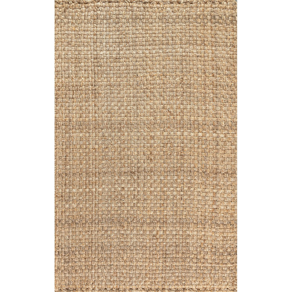 Malinn Hand Woven Boucle Chunky Jute Area Rug