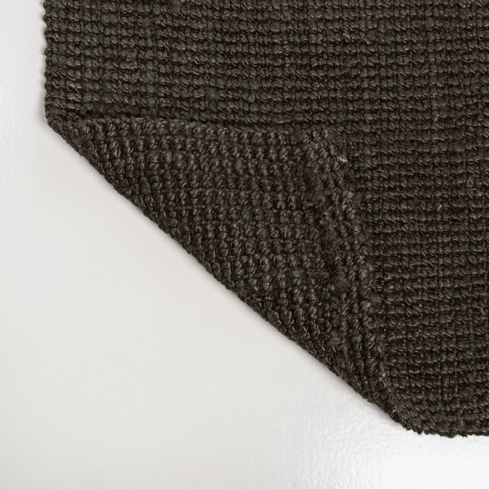 Liva Estera Hand Woven Boucle Area Rug brown