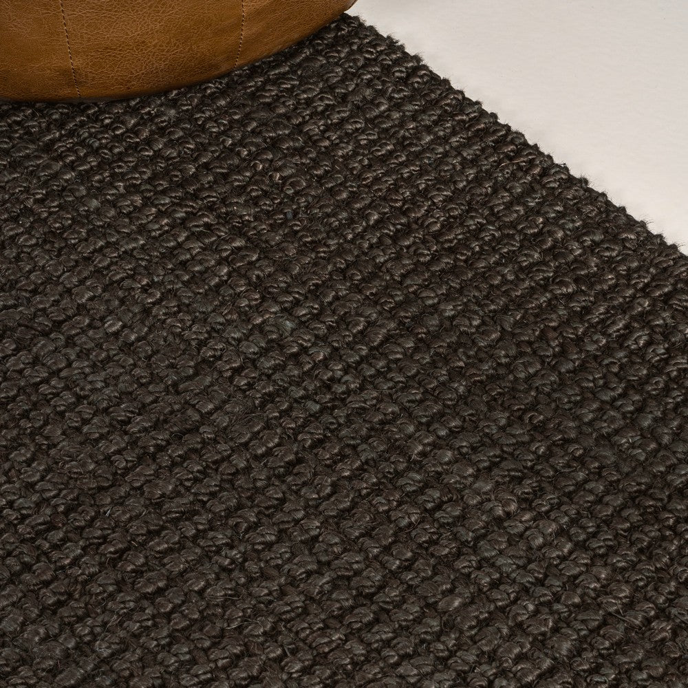 Liva Estera Hand Woven Boucle Area Rug brown