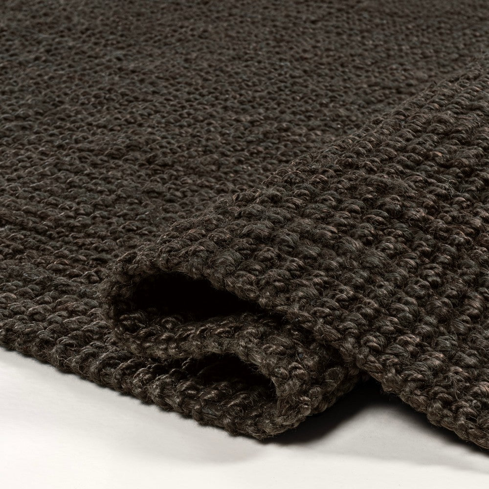 Liva Estera Hand Woven Boucle Area Rug brown
