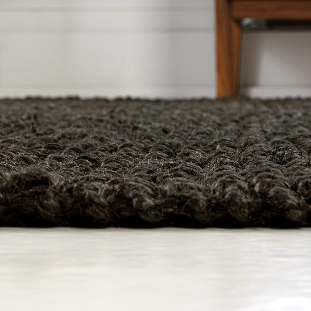 Liva Estera Hand Woven Boucle Area Rug brown