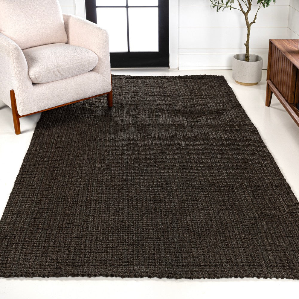 Liva Estera Hand Woven Boucle Area Rug brown