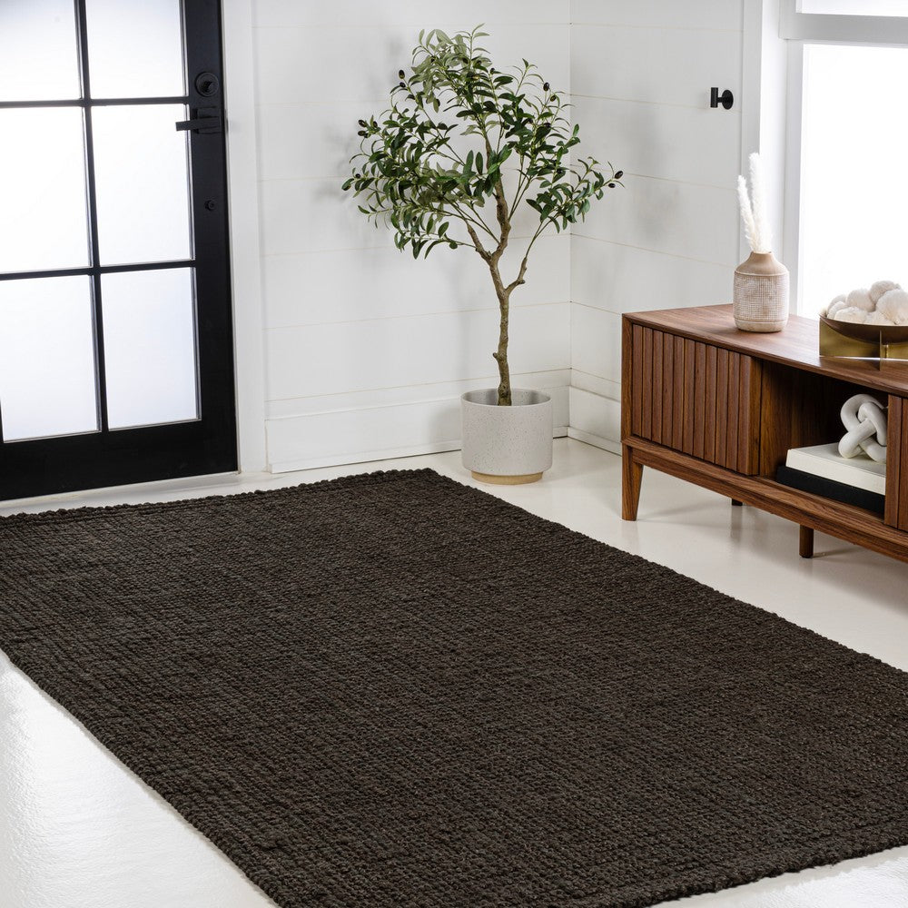 Liva Estera Hand Woven Boucle Area Rug brown