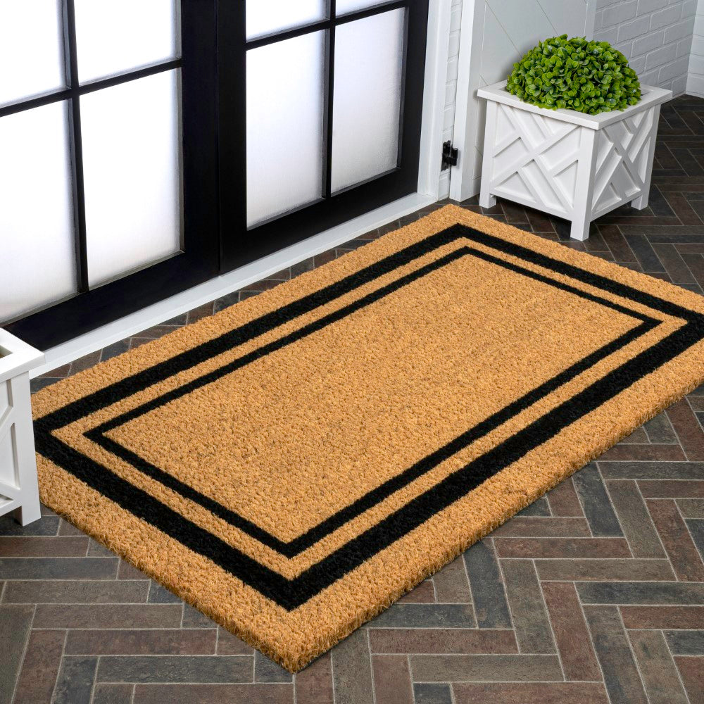 Amara Modern Classic Double Border Area Rug