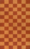 Natural/Red Checker