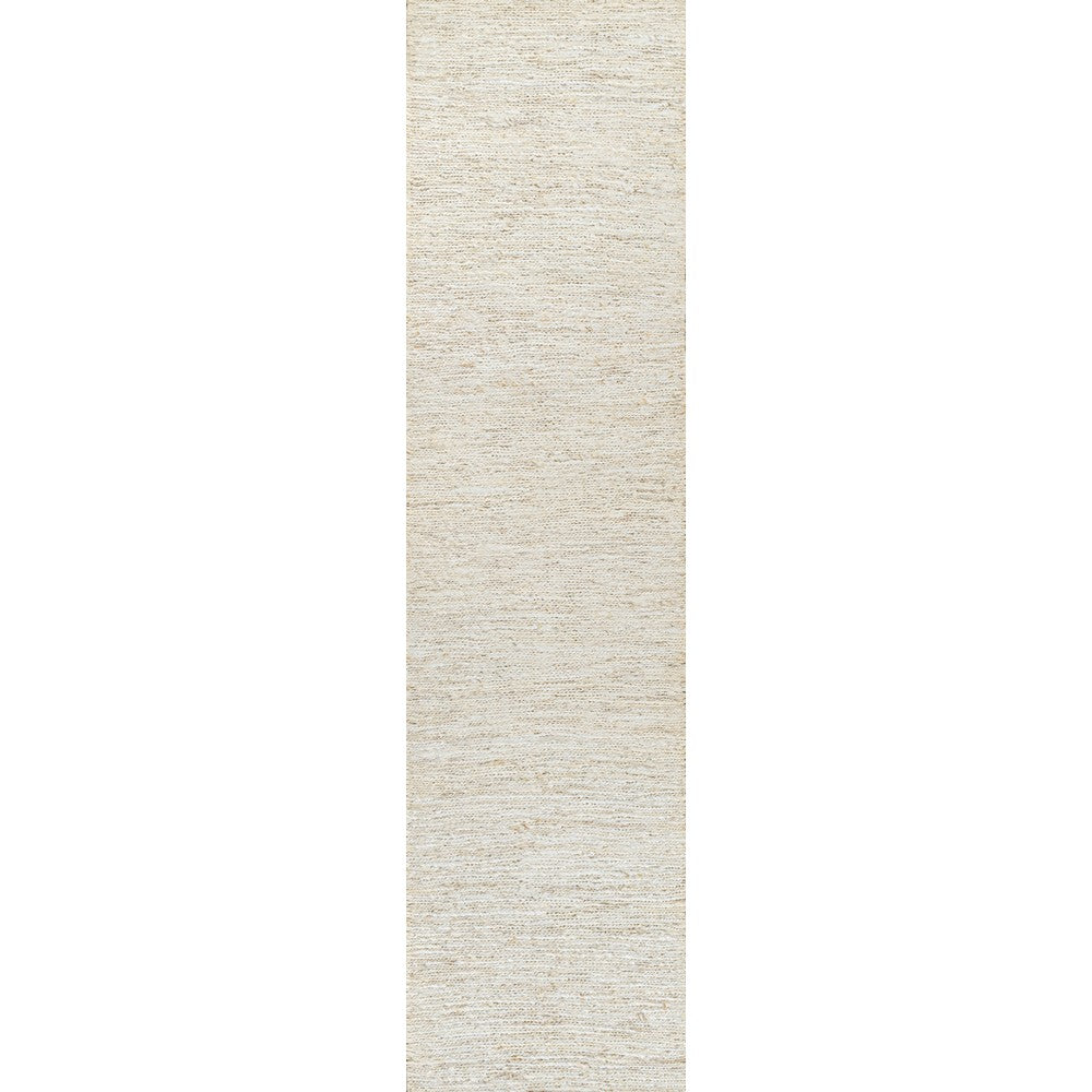 Kasv Rustic Farmhouse Woven Jute Solid Area Rug
