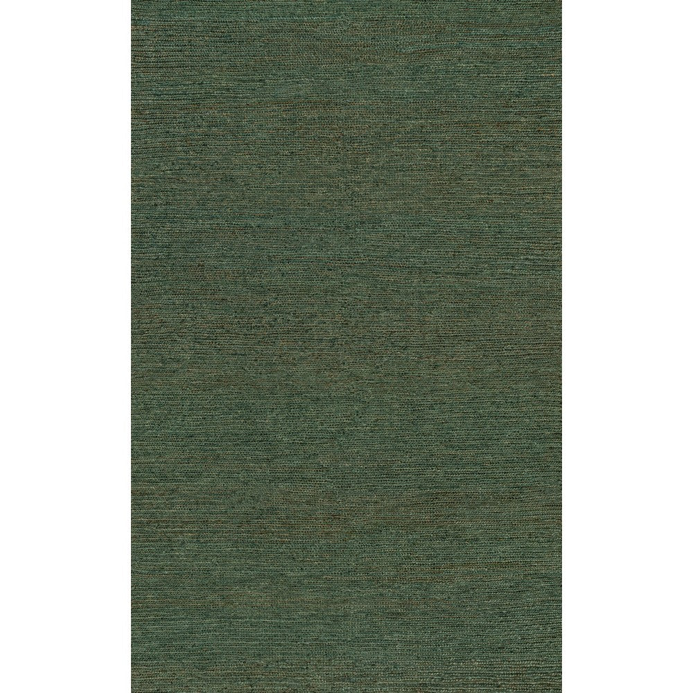 Kasv Rustic Farmhouse Woven Jute Solid Area Rug