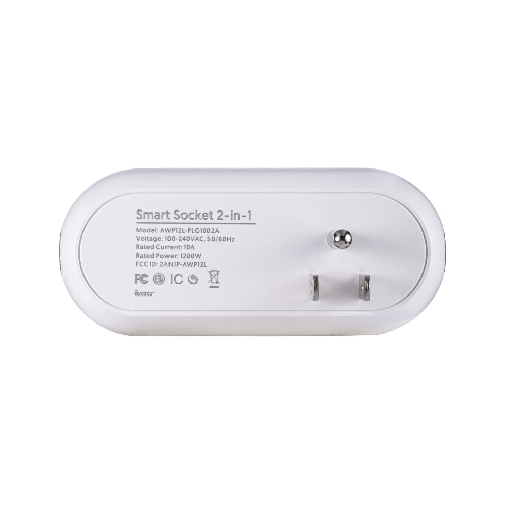 Jamie Smart Dual Plug - WiFi Remote App Control for Lights & Appliances; Compatible with Alexa and Google Home Assistant, No Hub Required