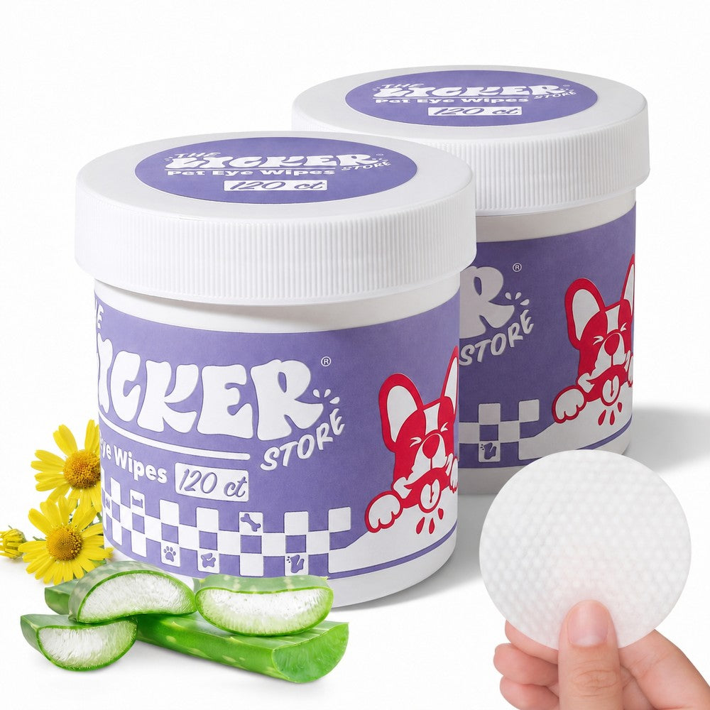 Pawmi Dog Eye and Tear Stain Hypoallergenic Wipes with Extracts of Chamomile and Oat Kernel
