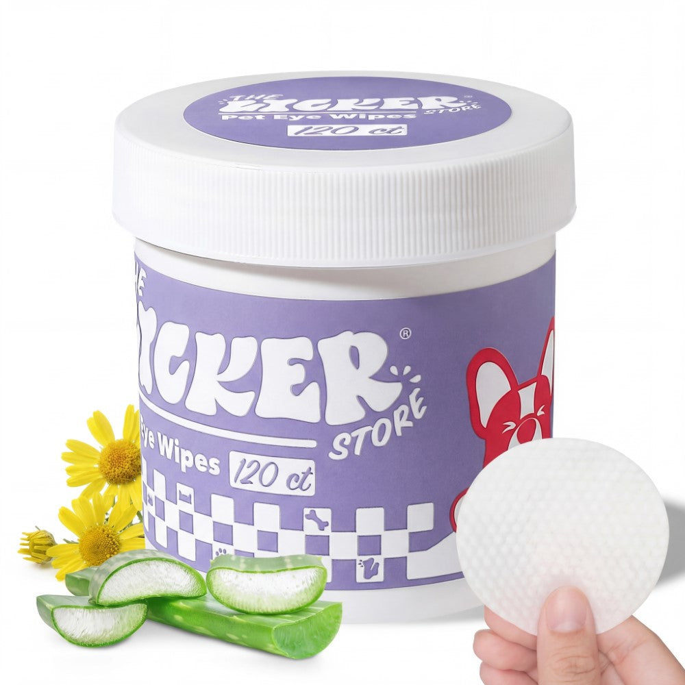 TailUp Dog Eye and Tear Stain Hypoallergenic Wipes with Extracts of Chamomile and Oat Kernel