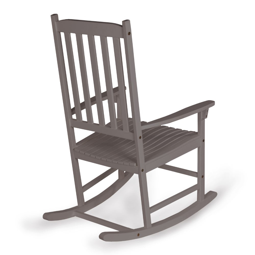 Rocco Slat-Back Outdoor Rocking Chair