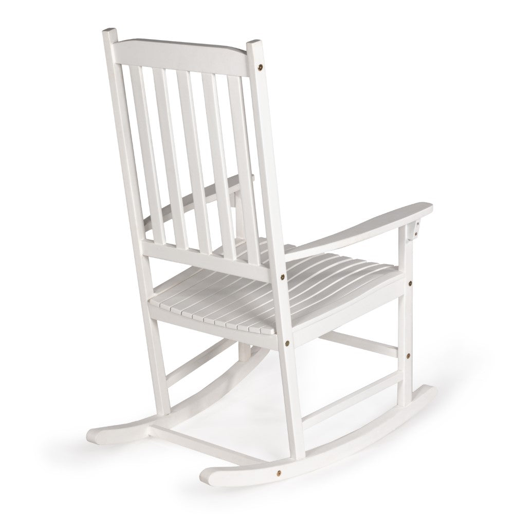 Rocco Slat-Back Outdoor Rocking Chair
