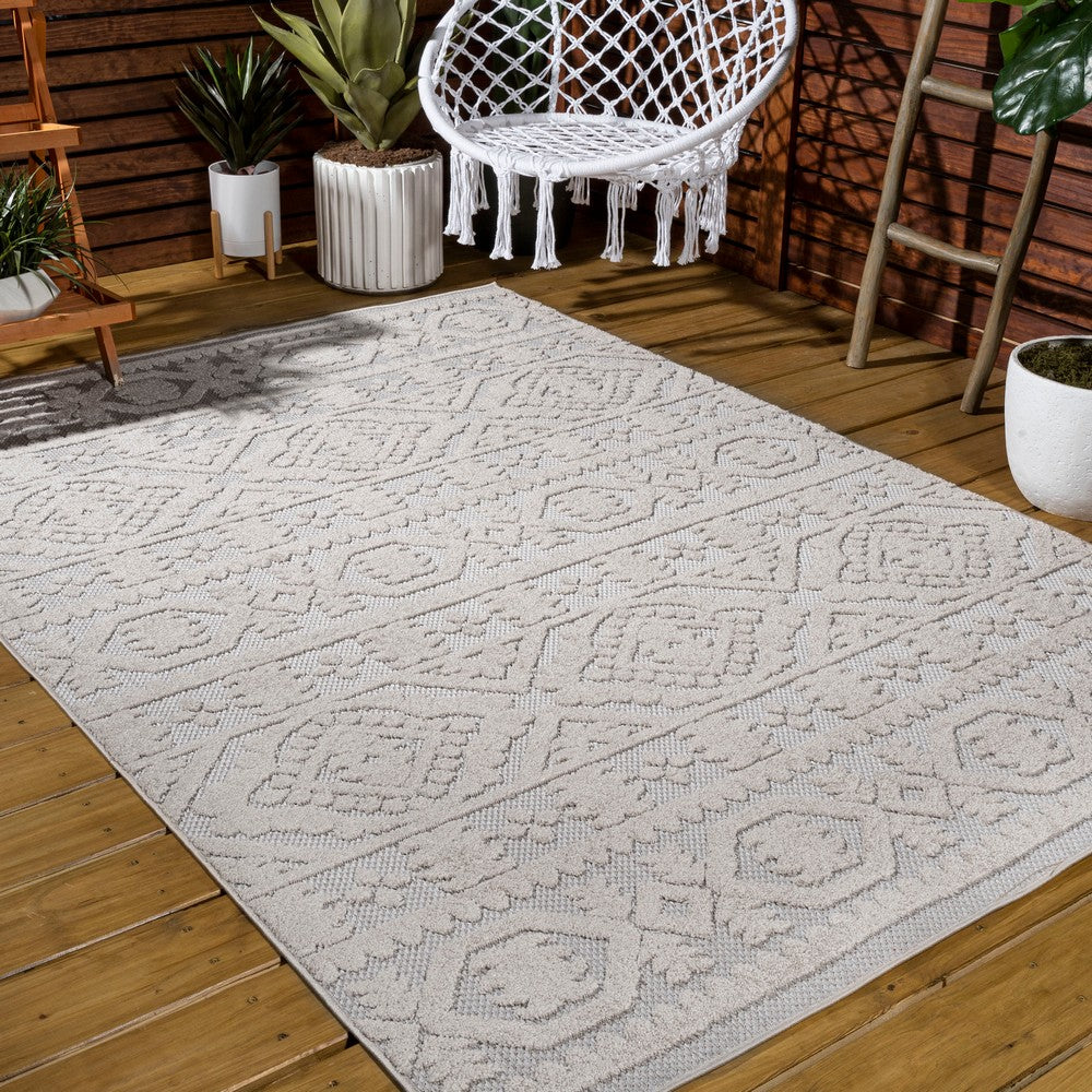 Valongo Citta High-Low Pile Mediterranean Indoor/Outdoor Area Rug