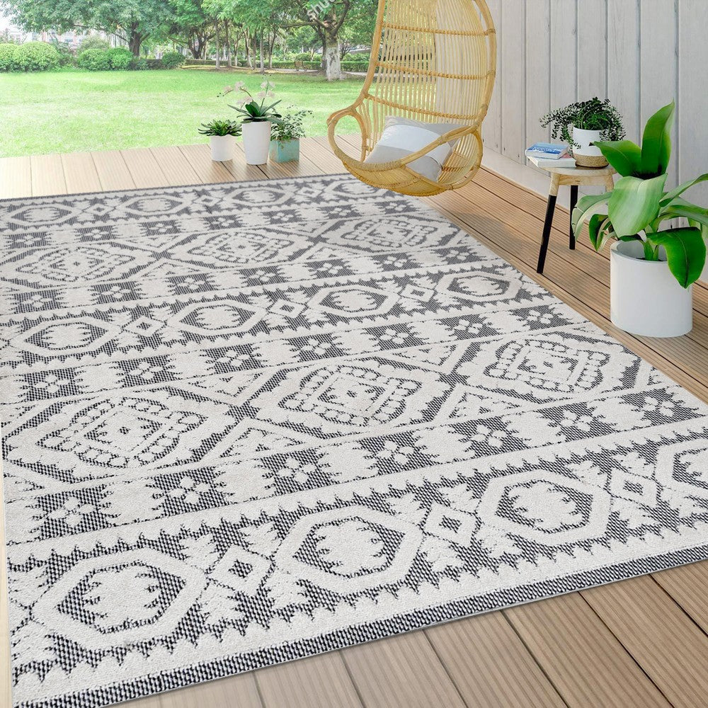 Valongo Citta High-Low Pile Mediterranean Indoor/Outdoor Area Rug