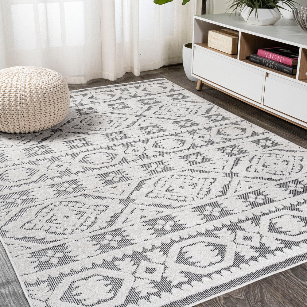 Valongo Citta High-Low Pile Mediterranean Indoor/Outdoor Area Rug