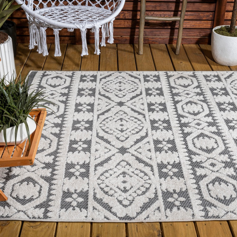 Valongo Citta High-Low Pile Mediterranean Indoor/Outdoor Area Rug