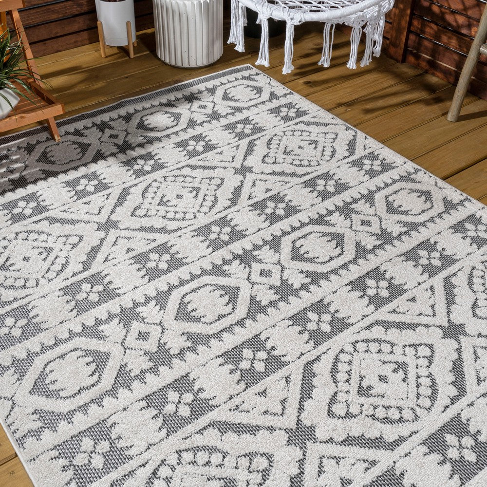 Valongo Citta High-Low Pile Mediterranean Indoor/Outdoor Area Rug