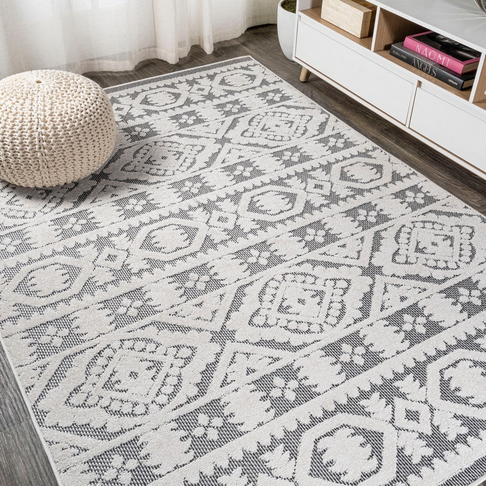 Valongo Citta High-Low Pile Mediterranean Indoor/Outdoor Area Rug