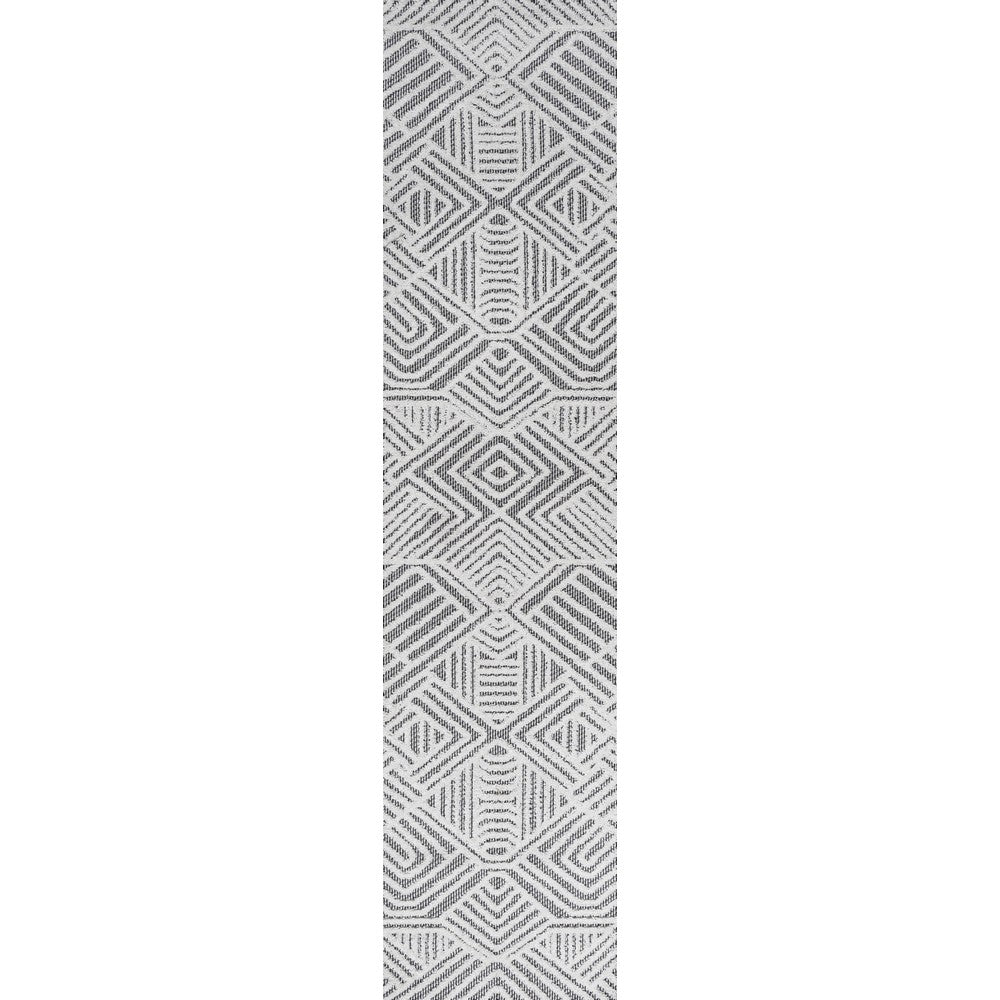 Viseu Jordan High-Low Pile Art Indoor/Outdoor Area Rug