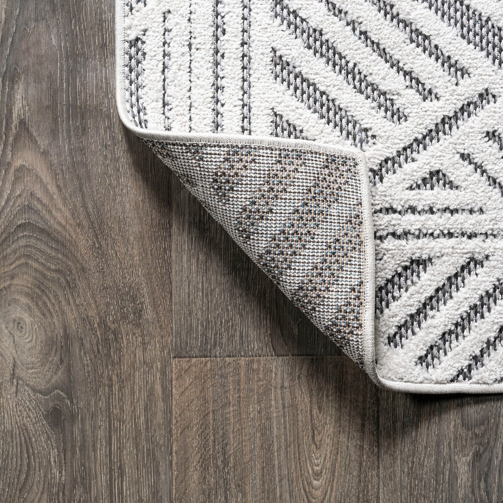 Viseu Jordan High-Low Pile Art Indoor/Outdoor Area Rug