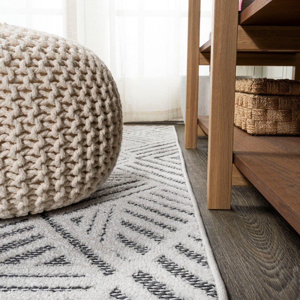 Viseu Jordan High-Low Pile Art Indoor/Outdoor Area Rug