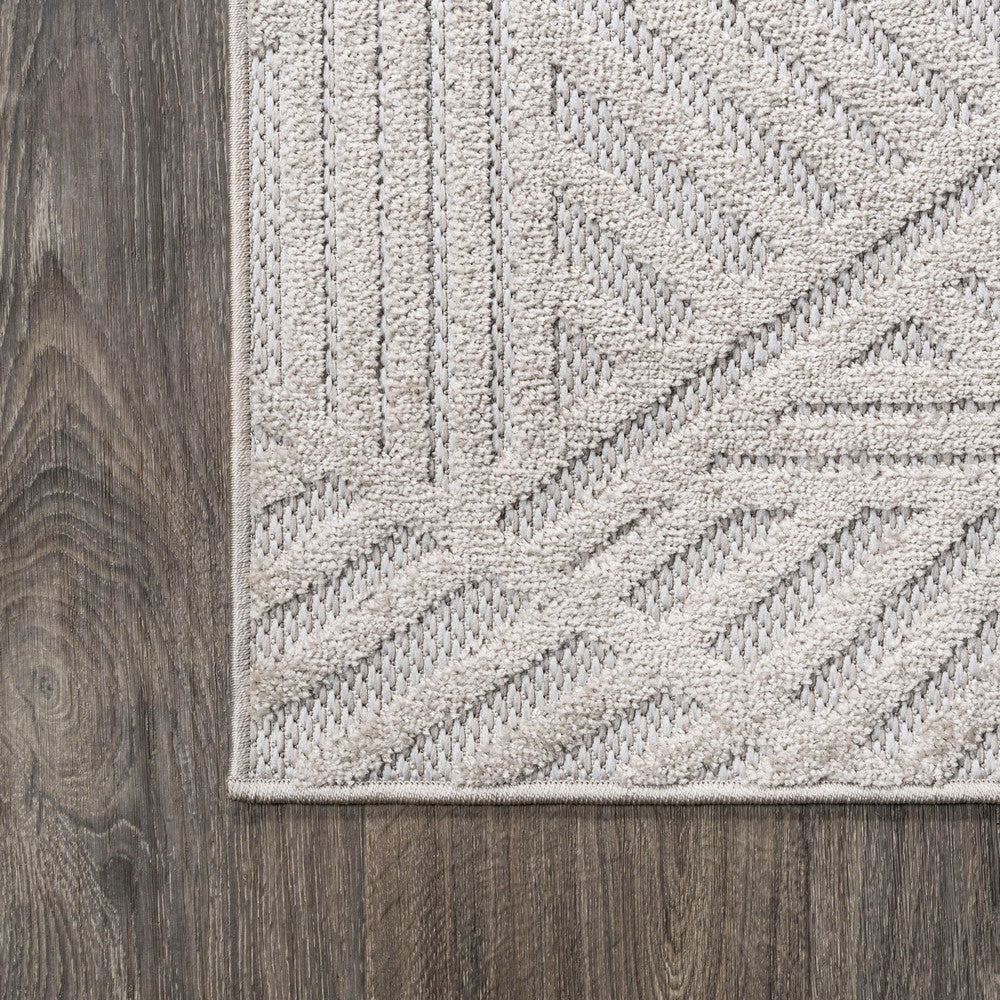 Viseu Jordan High-Low Pile Art Indoor/Outdoor Area Rug
