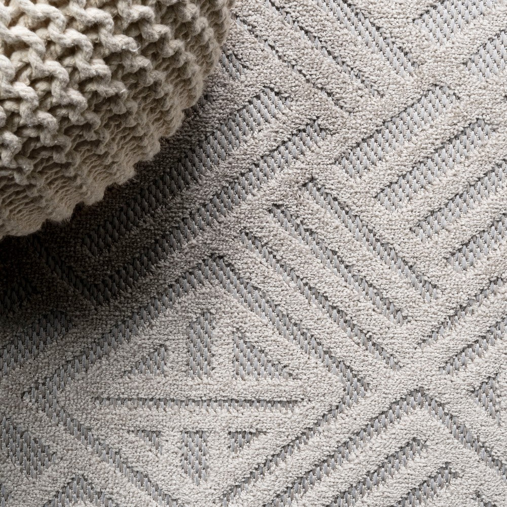 Viseu Jordan High-Low Pile Art Indoor/Outdoor Area Rug