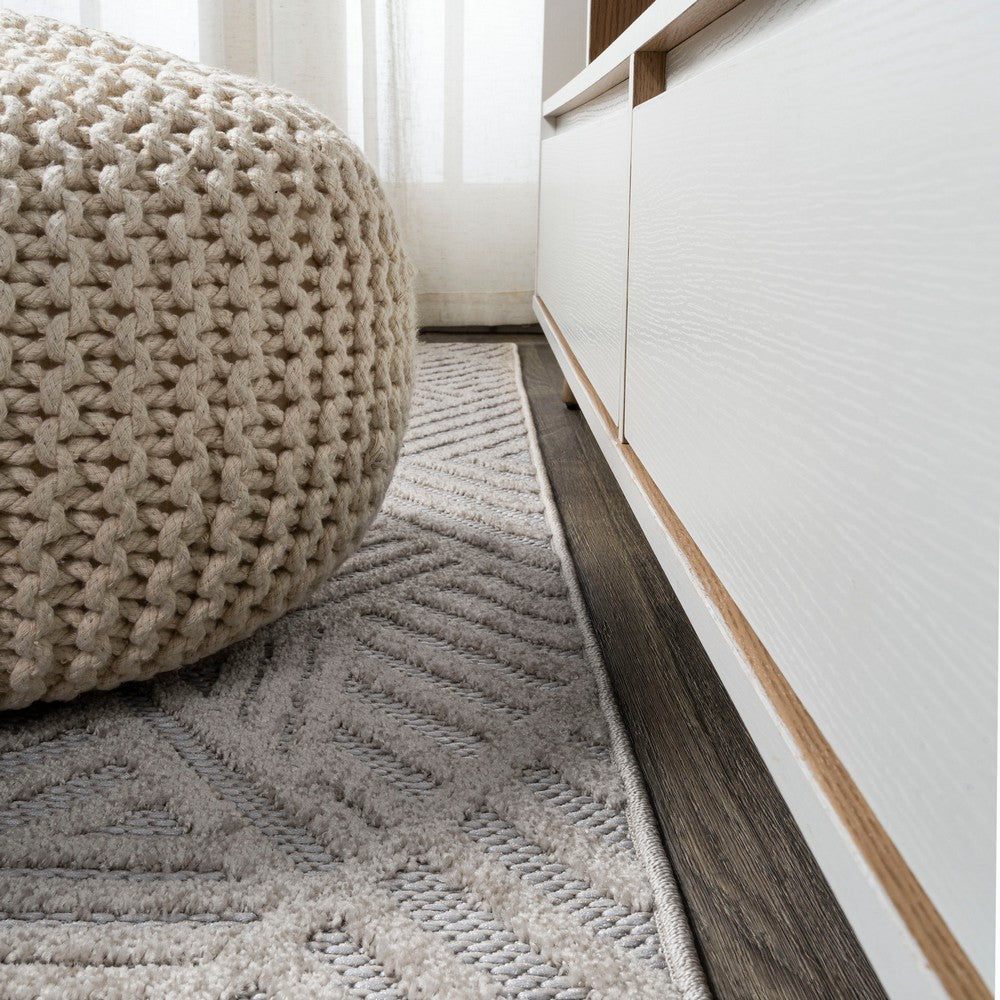 Viseu Jordan High-Low Pile Art Indoor/Outdoor Area Rug