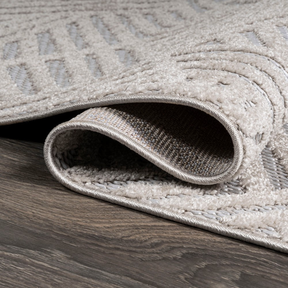 Viseu Jordan High-Low Pile Art Indoor/Outdoor Area Rug