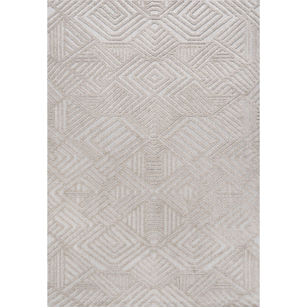 Viseu Jordan High-Low Pile Art Indoor/Outdoor Area Rug