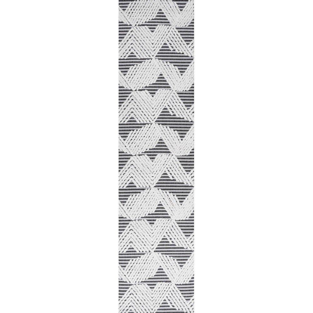 Tavira Jazz High-Low Pile Art Indoor/Outdoor Area Rug