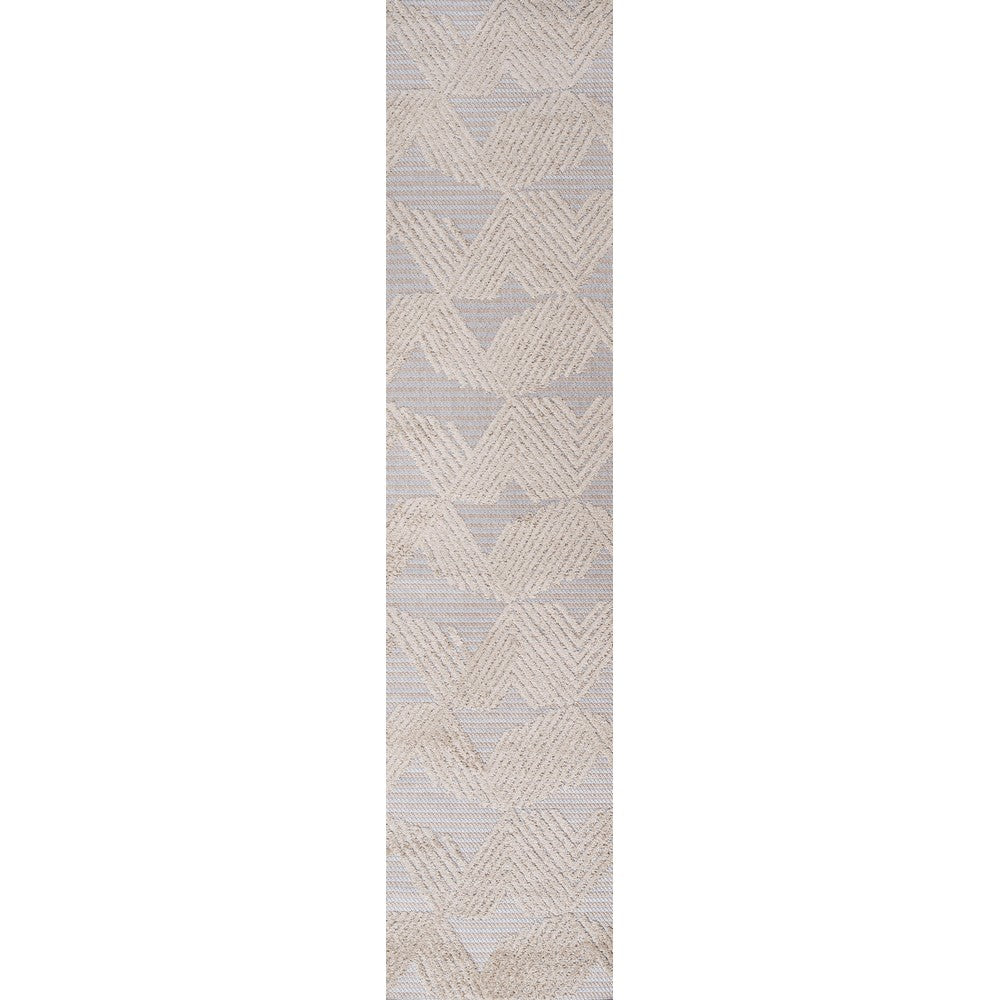 Tavira Jazz High-Low Pile Art Indoor/Outdoor Area Rug