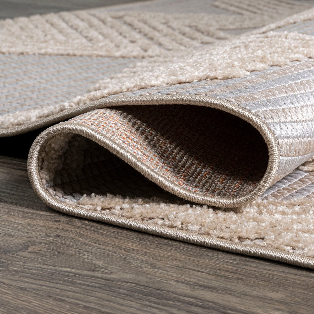 Tavira Jazz High-Low Pile Art Indoor/Outdoor Area Rug