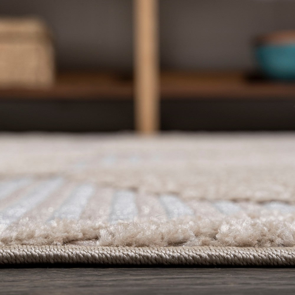Tavira Jazz High-Low Pile Art Indoor/Outdoor Area Rug