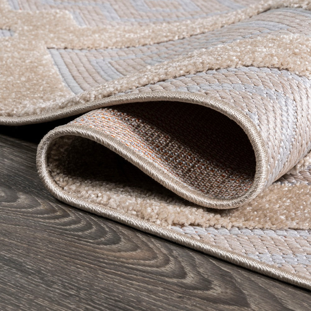 Porto Duwun High-Low Pile Ogee Indoor/Outdoor Area Rug
