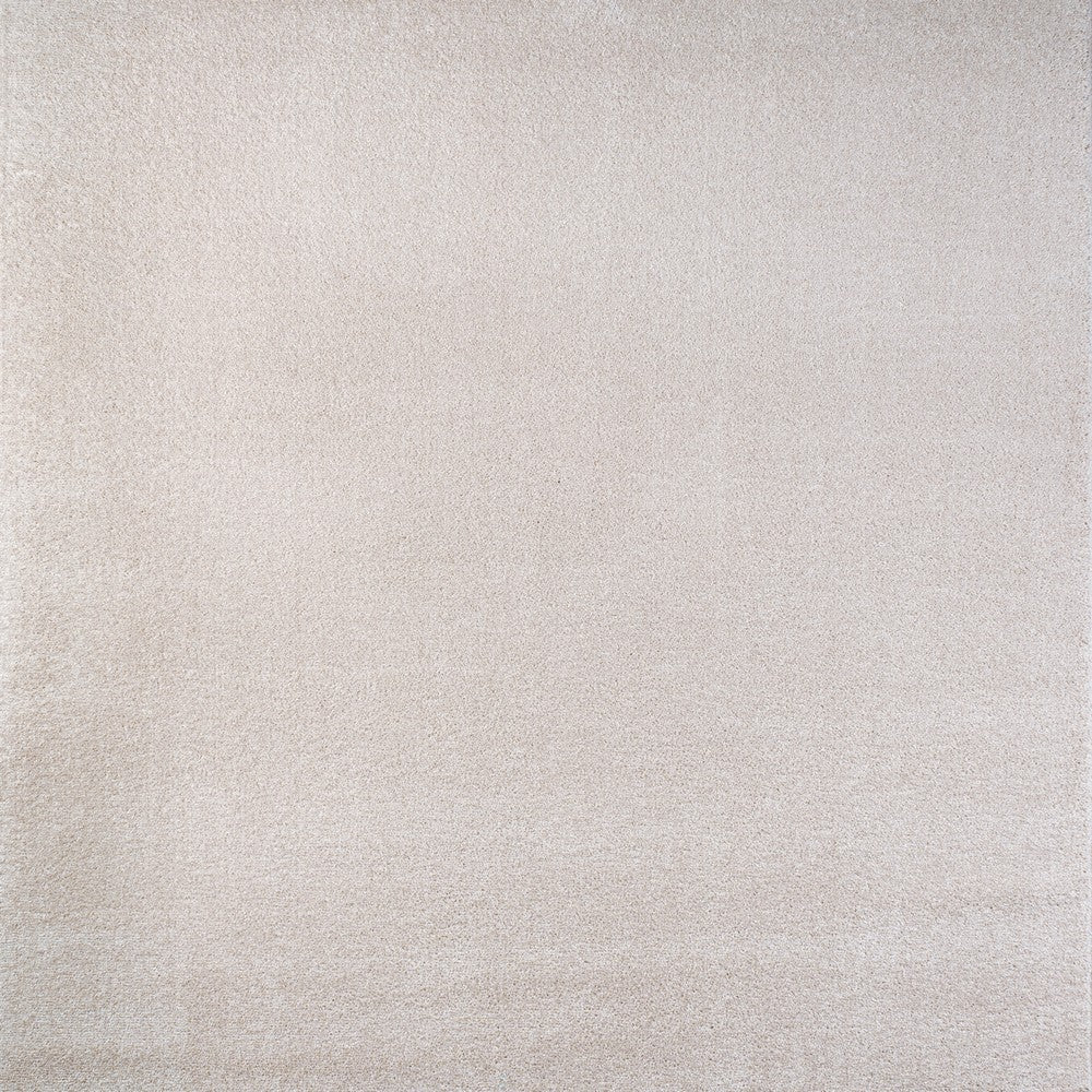 Trivor Haze Solid Low-Pile Area Rug Ivory