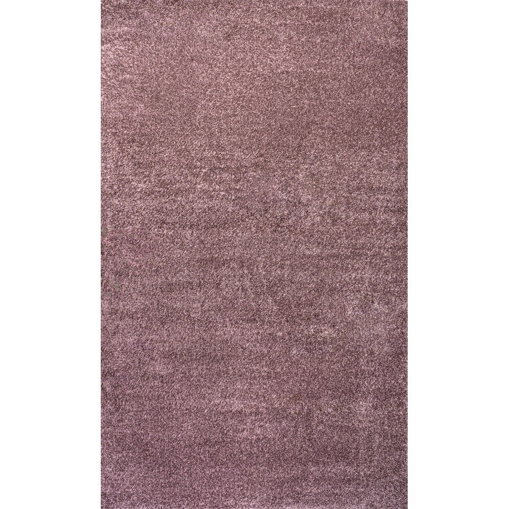 Trivor Haze Solid Low-pile Area Rug Light Purple