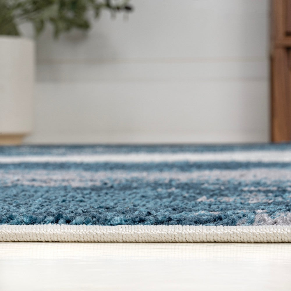Zowe Contemporary Bohemian Abstract Marble Area Rug