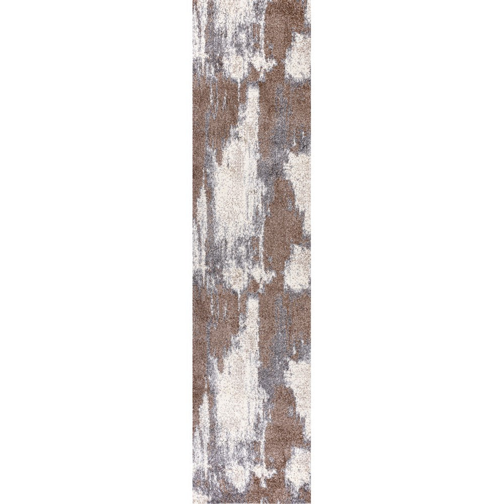 Zowe Contemporary Bohemian Abstract Marble Area Rug
