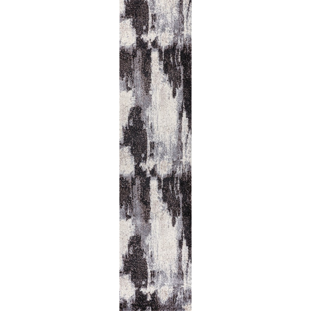 Zowe Contemporary Bohemian Abstract Marble Area Rug