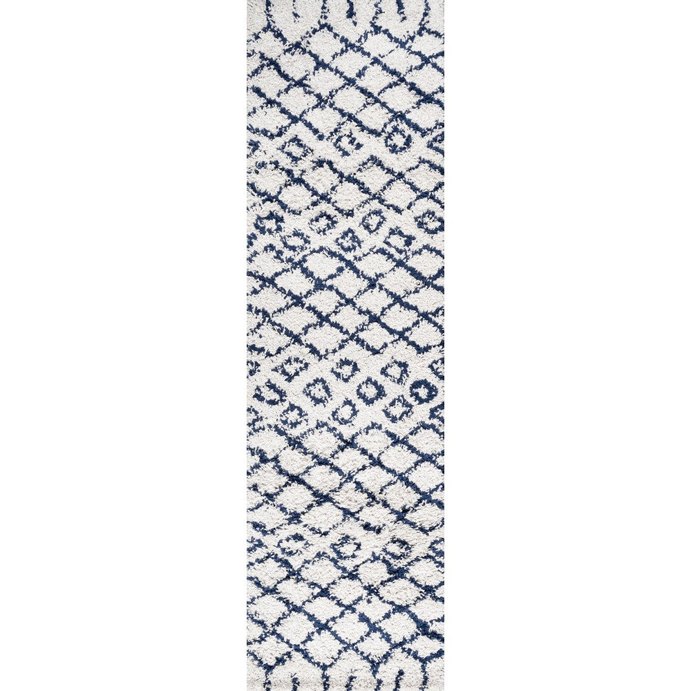 Montijo Algaida Moroccan Diamond Shag Area Rug