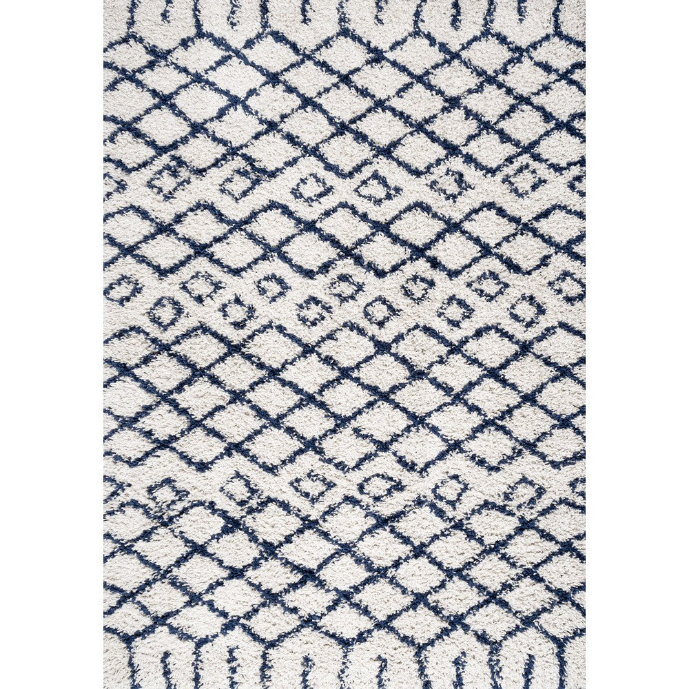 Montijo Algaida Moroccan Diamond Shag Area Rug
