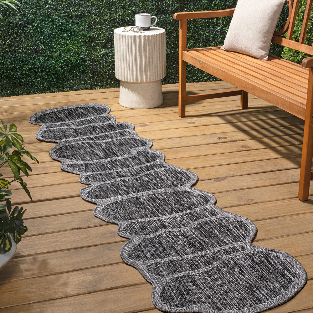 Dity Modern Rustic Abstract Indoor/Outdoor Area Rug