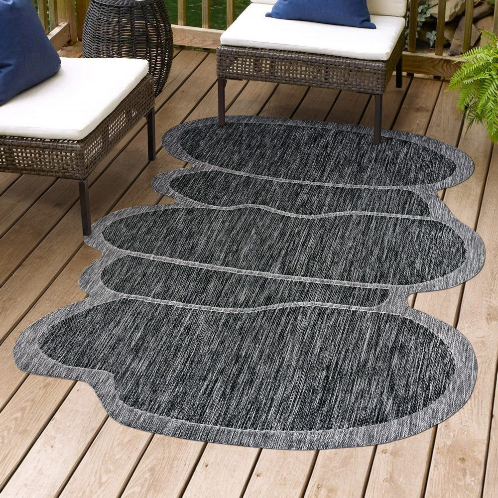 Dity Modern Rustic Abstract Indoor/Outdoor Area Rug
