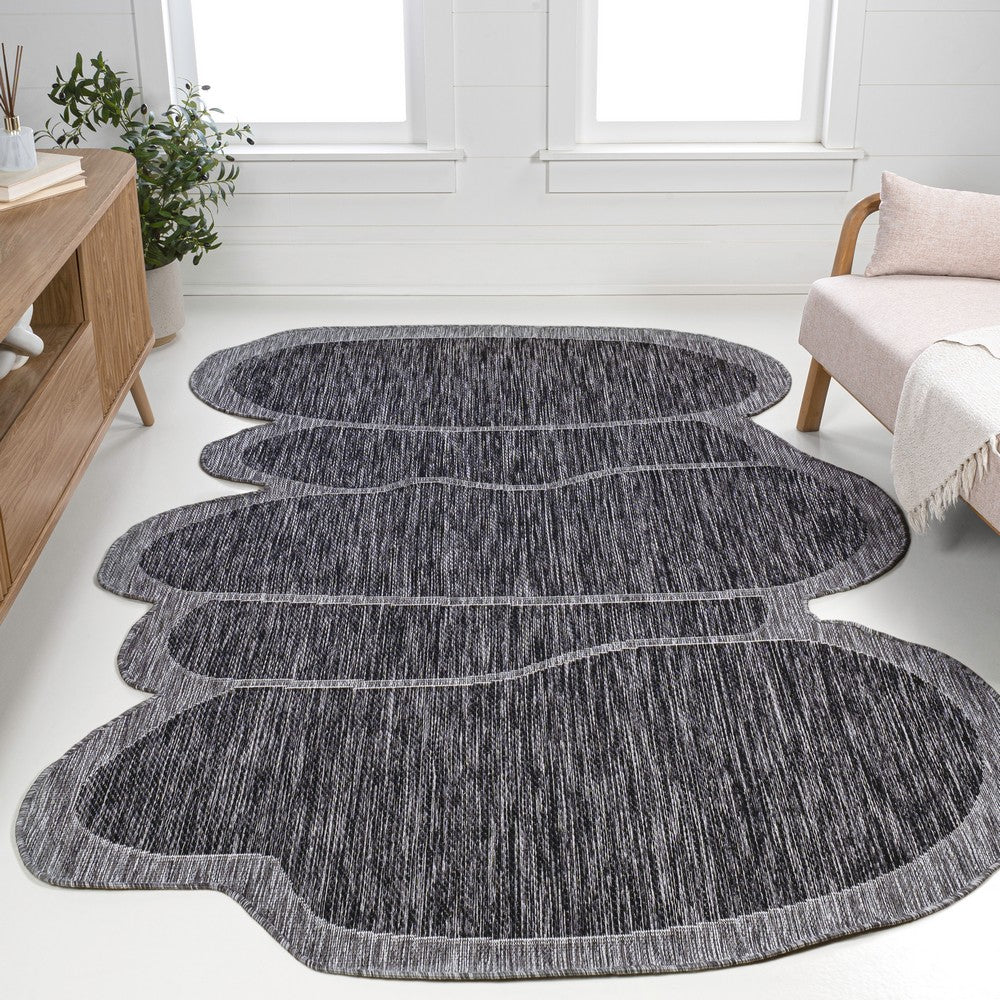 Dity Modern Rustic Abstract Indoor/Outdoor Area Rug