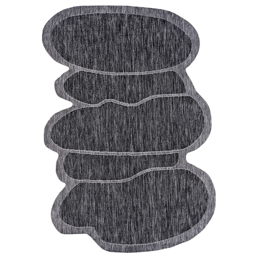 Dity Modern Rustic Abstract Indoor/Outdoor Area Rug