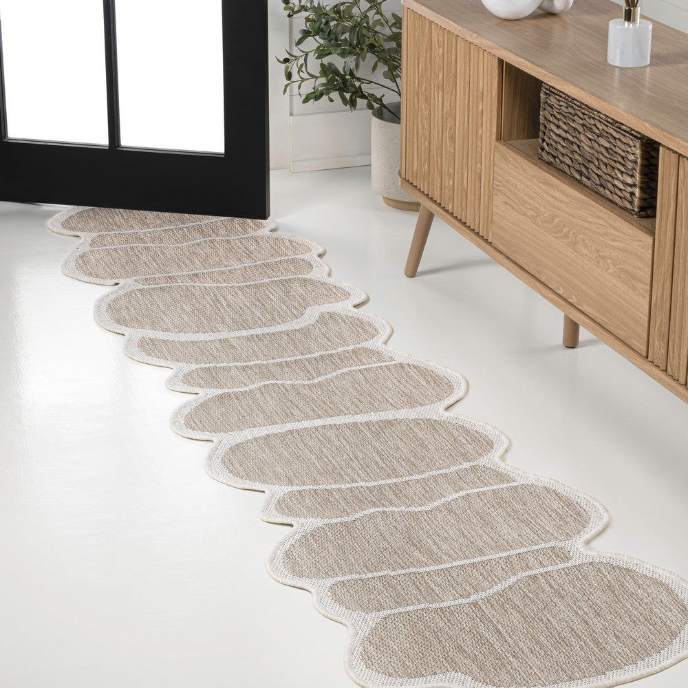 Dity Modern Rustic Abstract Indoor/Outdoor Area Rug